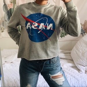 Urban Outfitters NASA Crop Sweater